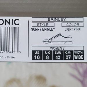 VIONIC SUNNY BRINLEY SUEDE SNEAKERS- LIGHT PINK